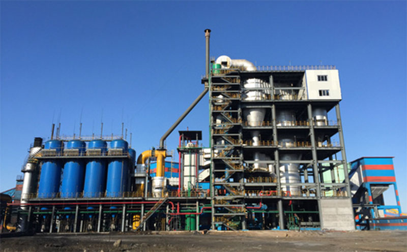 75噸循環(huán)流化床鍋爐實拍